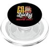 Casino Gambling & Slot Machine Vegas App Papa Lucky Slot Machine Camicia Casino Gioco d'azzardo Vegas PopSockets PopGrip per MagSafe