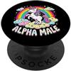 Funny Men's Sayings & Funny Designs For Alpha Male - Divertente detto sarcastico novità ragazzi Cool Men PopSockets PopGrip Adesivo