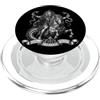 Demonique Tees and Ars Goetia Demon Gift Galoppo di Orias il Marchese Goetico PopSockets PopGrip per MagSafe