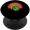 Funny Halloween Shirts Scary Gifts Men W Arte grafica arcobaleno spaventoso di Halloween del teschio di fusione colorato PopSockets PopGrip Adesivo