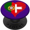 Ptera: I Love Portugal and Switzerland A Tifosi Svizzeri Portoghesi Bandiera Svizzera Portogallo PopSockets PopGrip Adesivo