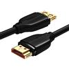 Elfcam® - 1m Cavo 4K Ultra HD HDMI2.0 ad Alta Velocità, da Maschio a Maschio Che Supporta Formati 3D e con Ethernet e Supporto 4K/60FPS Nero 1m