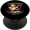 Cheerful Heart Creations Anatra cristiana mi quack su proverbi di dio 17:22 PopSockets PopGrip Adesivo