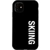 Funny Skiing Tees & Gifts Custodia per iPhone 11 Sci Verticale