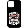 Siamese Cat Mama Feline Lover Funny Custodia per iPhone 12 mini Orgoglioso gatto siamese mamma