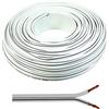 SeKi Cavo per altoparlante, 2 x 2,50 mm2, 50 m, colore: bianco, CCA