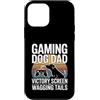 Dog Father Gamer Pup Lover Custodia per iPhone 12 mini Gioco Cane Papà Vittoria Schermo E Scodinzolante Code