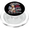 Funny Cruise Grandma In Her Seventies Tr Mai sottovalutare la vecchia donna ancora naviga nei suoi settant'anni PopSockets PopGrip per MagSafe