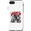 Greek Mythology God Spartan Ares Custodia per iPhone SE (2020) / 7/8 Ares nato per costruito per la gloria greca alimentata dalla rabbia