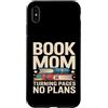 Reading Mother Literature Lover Custodia per iPhone XS Max Libro Mamma Girare Pagine Nessun Piano Lettura Amante
