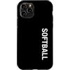 Funny Softball Tees & Gifts Custodia per iPhone 11 Pro Softball Verticale