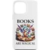 Mug Books are Magic Shirt Book Dragon Ph Custodia per iPhone 13 Pro Max Books are Magical Dragon Book Lover Read Books Happy Dragons