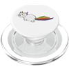 Kitten little cat devil pet gatto unicorno grasso coda arcobaleno PopSockets PopGrip per MagSafe