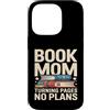 Reading Mother Literature Lover Custodia per iPhone 14 Pro Libro Mamma Girare Pagine Nessun Piano Lettura Amante