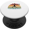 Yoga Sunrise design. Yoga Beginners Vint Yoga Alba/Yoga Principianti/Yoga Tramonto Design PopSockets PopGrip Adesivo