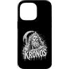 Mythic Greek Titan Kronos Scythe Lord Custodia per iPhone 14 Pro Max Kronos Titano greco Mitologia Oscura Falce Signore