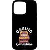 Casino Gambling & Slot Machine Vegas App Custodia per iPhone 15 Pro Max Casinò Nonna Slot Machine Gioco d'azzardo Granny Vegas Jackpot