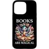 Cup Book Dragon Shirt Books are Magic Ph Custodia per iPhone 15 Pro Max Books are Magical Dragon Book Lover Read Books Happy Dragons