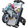 JOEAIS Supporto Per Telefono Da Bicicletta, Girevole A 360°, Supporto Universale Per Telefono Da Moto, Supporto Per Smartphone Da 4,5 A 7,2 Pollici, Compatibile Con Iphone 14/13/12/11 Pro Max/XS