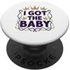 Mardi Gras PS Abbiamo ottenuto lannuncio di gravidanza del bambino rivelato Mardi Gras PopSockets PopGrip Adesivo