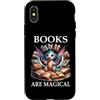 Cup Book Dragon Shirt Books are Magic Ph Custodia per iPhone X/XS Books are Magical Dragon Book Lover Read Books Happy Dragons