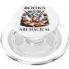 Mug Books are Magic Shirt Book Dragon Ph Books are Magical Dragon Book Lover Read Books Happy Dragons PopSockets PopGrip per MagSafe