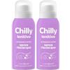 Chilly Senza Risciacquo, Detergente Intimo Senza Risciacquo Lenitivo, Da usare sulla Carta Igienica, Sollievo da piccoli fastidi, Formula in Mousse a pH5, Con Anti-Odor, Clinicamente Testato - 100ml