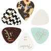 Fender© 351 Material Medley Plettri per Chitarra e Basso - Materiali e colori vari - Thin - Set di 6