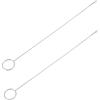 DIYEAH 2 Pz Uncinetto per Cucire, Uncino per Ago con Fermo, Strumento per Uncinetto con Linguetta per Cinture in Tessuto, Strisce, Cinghie per Tubi, Accessori Fai da Te