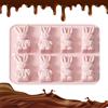 Generico Forme di Pasqua - Stampo Antiaderente per Coniglietti e Pasta di Zucchero | Stampo in Silicone per Cioccolato | per creazioni con Dolci, Dessert, Ghiaccio, Sapone e