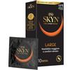 SKYN Large - Preservativi Senza Lattice in Poliisoprene - Ultramorbidi e Larghi, 10 Pezzi