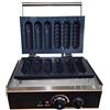 OUKANING 1500W Waffle Maker Machine 6 pezzi lecca-lecca hotdog maker per waffle e salsicce Cottura di mais Rivestimento antiaderente