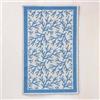 Generico Tappeto Sardo Art. Corallo Linea Oro Artigianale con Certificazione Oeko-Tex - Stile Tradizionale ed Ecologico - Lavabile e Resistente (azzurro, 60x105)