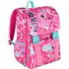 Mitama Zaino Estensibile 4 Zip, CUTIECAT, Rosa, Maxi Capienza, Tasca Porta Borraccia, Doppio Scomparto, Schienale Preformato, Bambina, Scuola Elementare