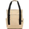 MISAKO Domico Zaino grande in nylon per laptop (13,3 pollici) con maniglia a mano Donna - Domico Beige 38x28x12cm