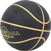 BTOSEP Pallone da basket da allenamento per adolescenti, in gomma sicura, colore nero, per allenamenti di lunga durata, impugnatura resistente al sudore (stile 7)