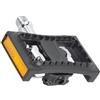 Vibsky SPD Adattatori Pedali Piatta M520 M540 M8 M9000, Nylon Clipless Convertitori Mountain Bike, Nero