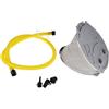 FewNvWa Pompa a Pedale per Gonfiaggio in PVC Gonfiatore per Letto Gonfiabile Compressore Plastica Multi Adattatore Tubo Valvola Sgonfia Gonfia Materiale