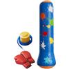 Generisch Sacco da boxe gonfiabile per bambini, attrezzatura da boxe gonfiabile, sacco da boxe per bambini, struttura in PVC durevole e sicura, design stabile con struttura riempita ad aria, ritorno reattivo