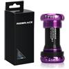 Yhenlovtt Staffa in lega ceramica interna 24 mm con bici 6873 mm per bicicletta inferiore in alluminio per movimento centrale compatibile con cuscinetti a sfera Bb52 (viola)