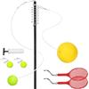 Milageto Attrezzatura per L'allenamento di Tennis: Set da Tetherball Portatile con Borsa per Il Trasporto, Ideale per Bambini.