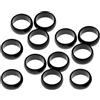 rockible 12 Pezzi Anelli O Rings Shaft Protettori Gripper Ricambio Rondelle Alluminio Fermo Robusto Accessori Adatti per Giocatori Professionali
