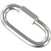 Yhenlovtt Catena a collegamento rapido in acciaio inox, colore argento, 12 mm, per yacht immersioni, 1250 kg, per campeggio, diametro da 700 kg a 8 mm, capacità di carico connettore (Pac (9 mm)