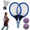 Genérico Set di racchette da tennis per bambini: pratiche e affidabili, racchette da tennis per bambini per sport all'aria aperta, 1 paio di attrezzature interattive per genitori e figli con volante, per