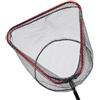 Yhenlovtt Guadino in nylon per pesca d'acqua dolce e salata, pieghevole, formato 8 mm, con vite per porta a cerchio pieghevole in lega di alluminio, M (M 45 cm)