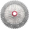 SunRace MZ, Ruota Libera 12V Unisex Adulto, Argento/Rosso, 11-50D