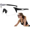 Generico Occhiali Ciclismo Fotocromatici - Occhiali Sportivi Polarizzati per Ciclismo con Lenti UV400 | Occhiali Sicurezza Trasparenti Guida con Protezione UV400 per Corsa, Pesca e Baseball
