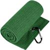 SunsoilGiant Asciugamano da Golf, Asciugamano per Mazze da Golf con Clip, Assorbente d'Acqua, Accessorio da Golf, Asciugamano Portatile Morbido per La Pulizia, Verde