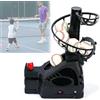 Generic Macchina portatile per palline da tennis, intervallo e distanza regolabili, 6-7 palline, per principianti, bambini, allenatori