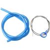 Yhenlovtt Prime Flow - Spazzola di ricambio in acciaio inox, con serbatoi di idratazione, lunghezza 98 cm, in PVC Major S (blu)